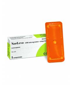 Píldora anticonceptiva NORLEVO 1.5 MG 1 comprimido Anticonceptivos
