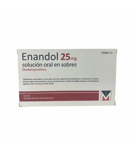 Enandol 25 mg 10 sobres Antiinflamatorios
