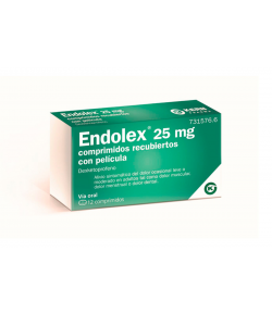 ENDOLEX 25mg 12comp Antiinflamatorios