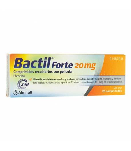 Bactil Forte 20mg 20comp Alergias
