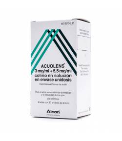 Acuolens 3 mg/ml 5,5 mg/ml Colirio Solución 30 Monodosis 0,5ml Colirios OTC