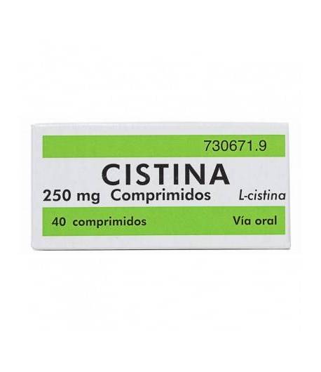 Cistina 250 mg 40 Comprimidos Vitaminas