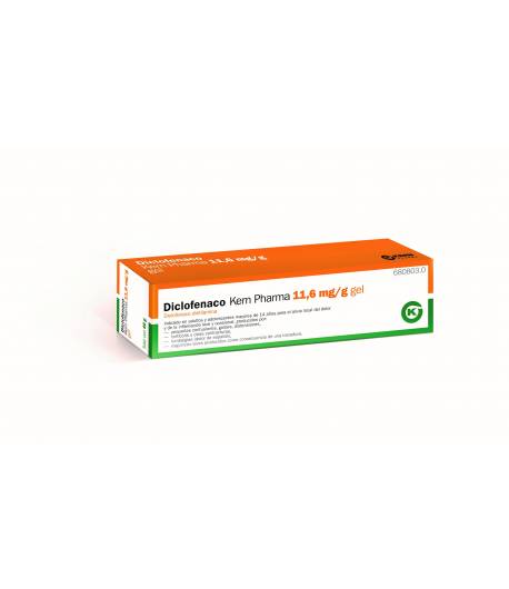 Diclofenaco Kern Pharma 11.6mg/g Gel 60gr Antiinflamatorios