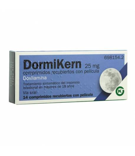 Dormikern 25mg 14 comprimidos Insomnio