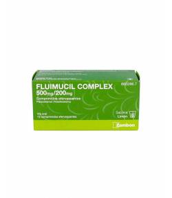 Fluimucil Complex 500 mg / 200 mg 12 comp Mucolíticos