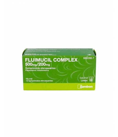 Fluimucil Complex 500 mg / 200 mg 12 comp