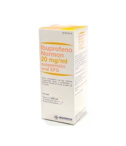 Ibuprofeno Normon 20mg/ml Suspensión oral 200ml Antiinflamatorios