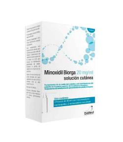 Minoxidil Biorga 20mg/ml 3 frascos de 60ml Capilar
