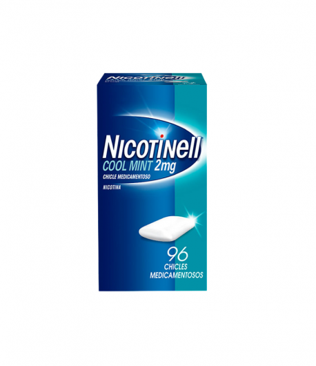 NICOTINELL Cool Mint 2 mg 96 Chicles Tabaquismo