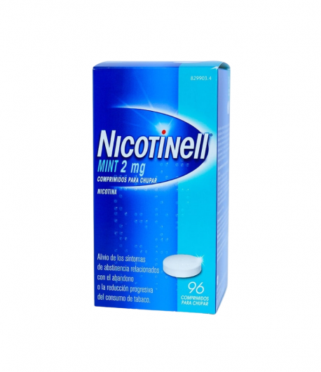 NICOTINELL Mint 2 mg 96comp para chupar Tabaquismo