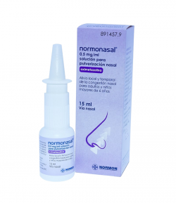 Normonasal 0.5mg/ml Solución para Pulverización Nasal, Frasco de 15ml
