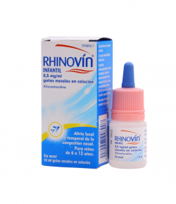 RHINOVÍN INFANTIL 0,5 mg/ml Gotas nasales en solución 10ml Vía Nasal