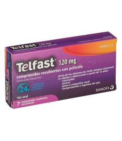 Telfast 120mg 7 comprimidos Alergias