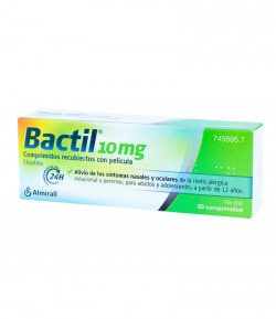 Bactil 10mg 20 comprimidos Alergias