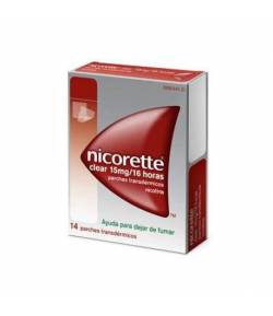 Nicorette Clear 15mg/16 horas 14 parches transdérmicos Tabaquismo