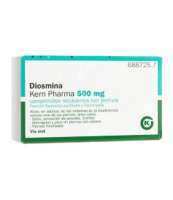 Diosmina Kern Pharma 500mg 60 comprimidos recubiertos