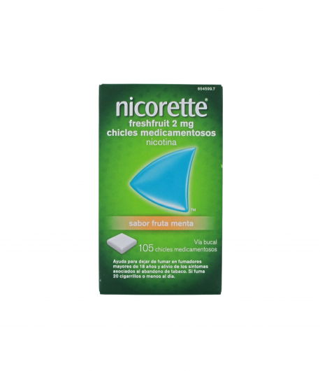 Nicorette Freshfruit 2 mg 105 Chicles Tabaquismo