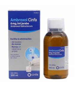 Ambroxol Cinfa 6mg/ml Jarabe 200ml Mucolíticos