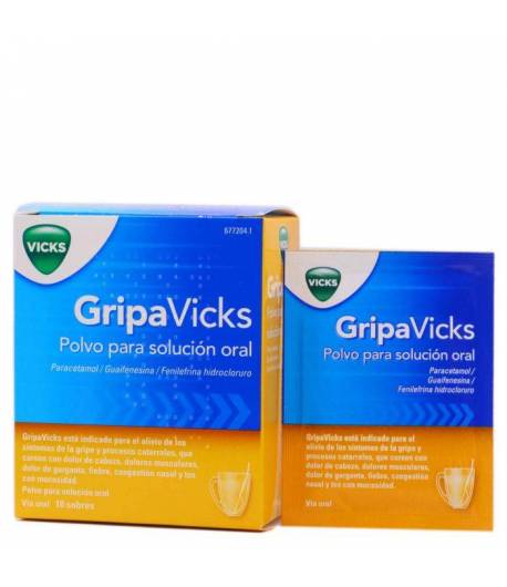 GRIPAVICKS polvo para solución oral 10sob Antigripales