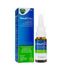 NASALVICKS 0,5 mg/ml solución para pulverización nasal 15ml Vía Nasal