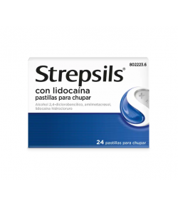 STREPSILS con lidocaína 24past Dolor de garganta