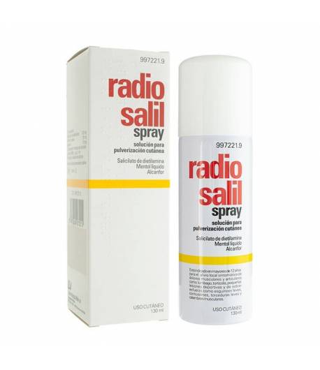 RADIO SALIL SPRAY solución para pulverización cutánea 130ml Antiinflamatorios