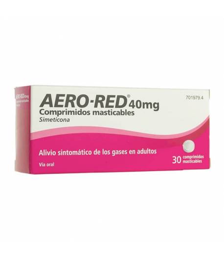 AERO RED 30 comprimidos masticables Gases