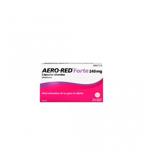 AERO RED Forte 240mg 20 cápsulas blandas Gases