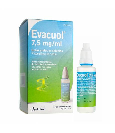 EVACUOL 7,5 mg/ml Gotas Orales en Solución 30ml Estreñimiento