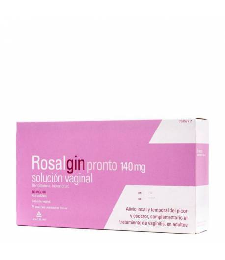 ROSALGIN PRONTO 140mg solución vaginal 5x140ml Vaginal