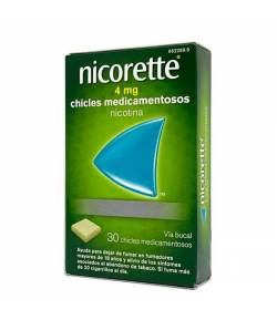 Nicorette 4 mg 30 Chicles Tabaquismo