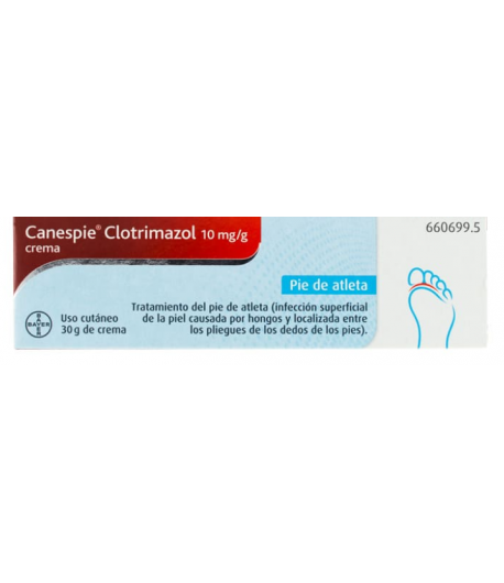 CANESPIE Clotrimazol 10 mg/g Crema 30gr Antifúngicos