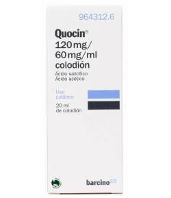 QUOCIN 120 mg/ 60 mg/ ml Colodión 20ml