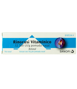 RINOCUSI VITAMÍNICO 12.500 UI/g Pomada Nasal 10gr Infecciones/ Heridas