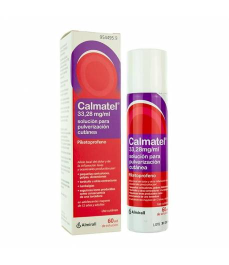 CALMATEL 33,28 mg/ml solución para pulverización cutánea 60ml Antiinflamatorios