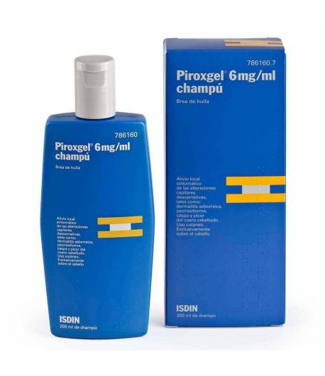 PIROXGEL 6 mg/ml champú 200ml Capilar