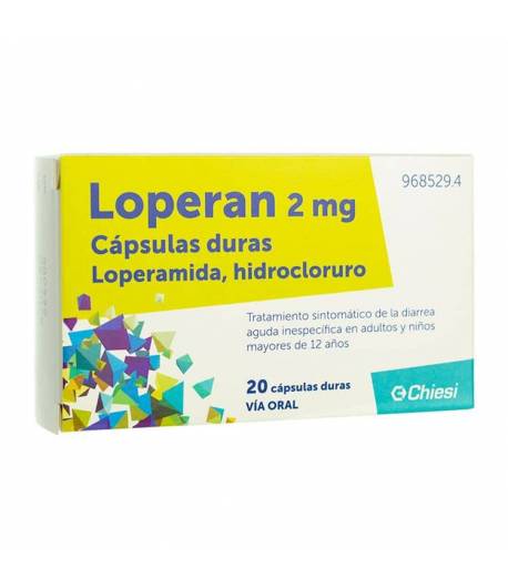 LOPERAN 2 mg 20 cápsulas duras Diarrea
