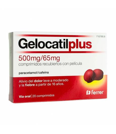 GELOCATIL plus 20comp Cápsulas/ Comprimidos