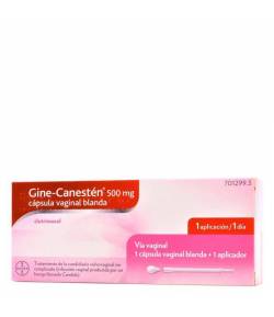 GINE-CANESTÉN 500 mg 1Cápsula Vaginal