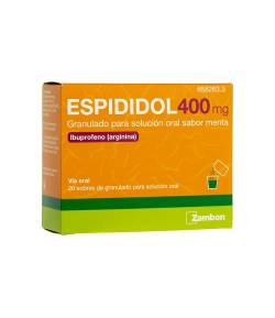 Espididol 400mg 20 sobres granulado para solución oral menta Migrañas