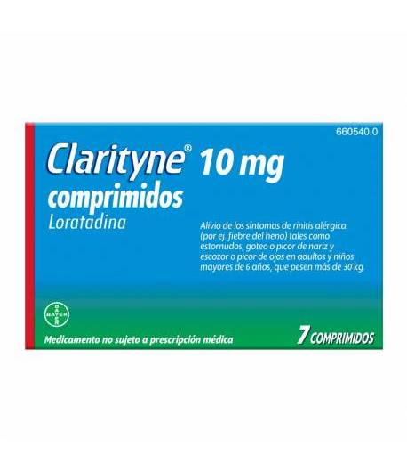 Clarityne 10 mg 7 comprimidos Vía Oral