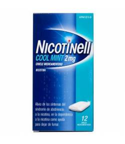 NICOTINELL Cool Mint 2 mg 12 Chicles Tabaquismo