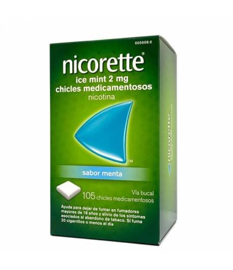 Nicorette Ice Mint 4 mg 30 Chicles Tabaquismo