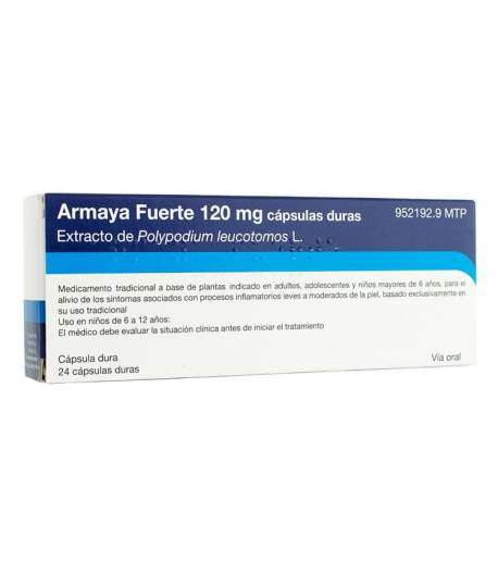 Armaya Fuerte 120 mg 24 cápsulas Antiinflamatorios