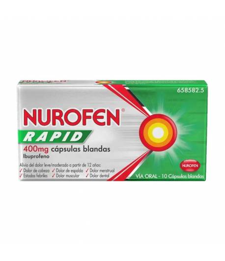 NUROFEN 400 mg 10caps blandas Antiinflamatorios