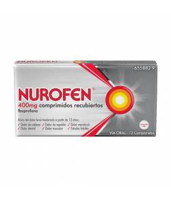 NUROFEN 400 mg 12comp recubiertos Antiinflamatorios