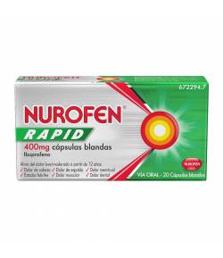 Nurofen Rapid 400mg 20 cápsulas blandas Antiinflamatorios