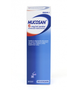 MUCOSAN 6mg/ml Jarabe Solución Oral 250ml Mucolíticos