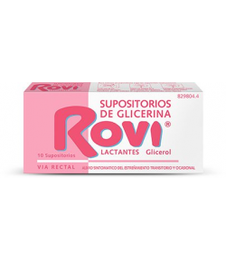 Supositorios de Glicerina ROVI LACTANTES 10ud