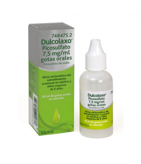 DULCOLAXO Picosulfato 7,5 mg/ml Gotas Orales 30ml Estreñimiento